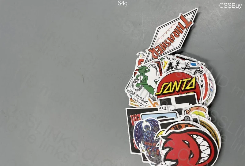 100 Skateboard Stickers 3