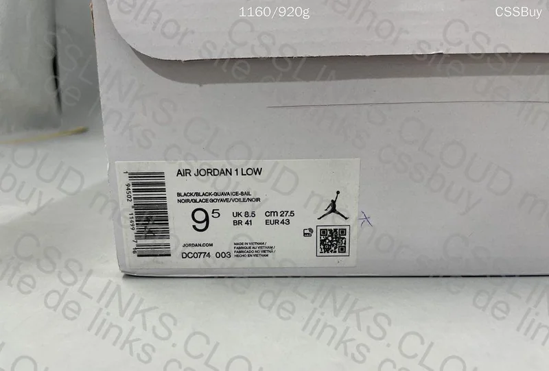 2 Air Jordan 1 Low - Guava Ice