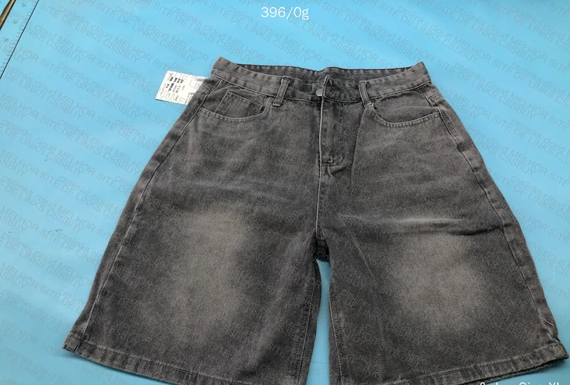 2 Dark Gray and Dark Blue Jorts (with Measurements) 2