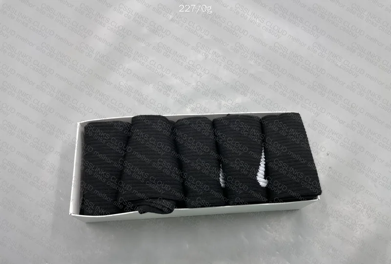 5 Pairs of Black Nike Long Tube Socks 4
