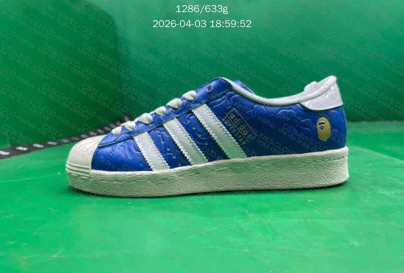 A Bathing Ape BAPE x adidas Superstar Blue