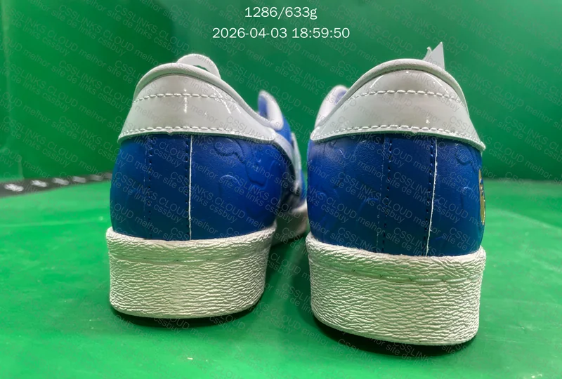 A Bathing Ape BAPE x adidas Superstar Blue 4