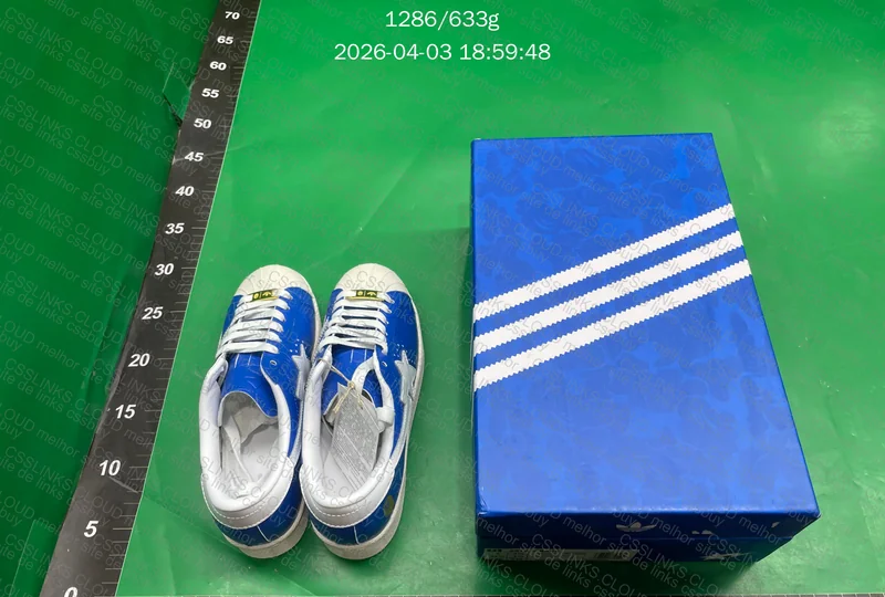 A Bathing Ape BAPE x adidas Superstar Blue 6
