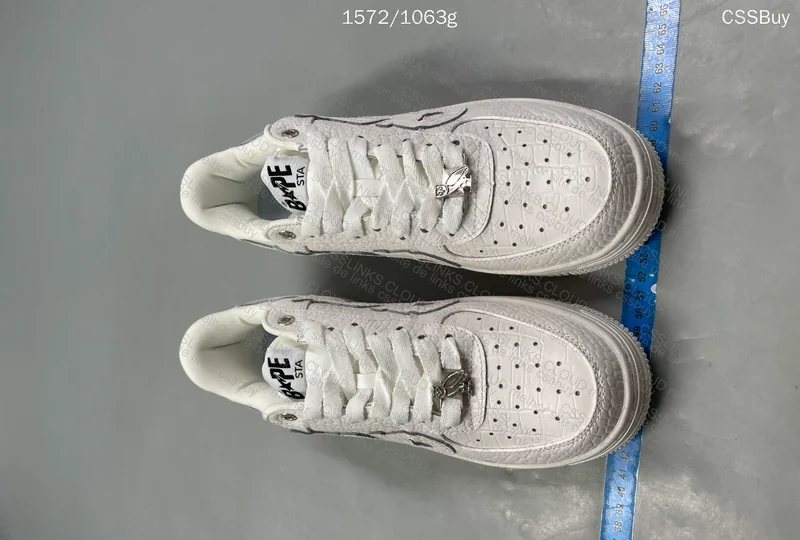 A Bathing Ape Bapesta OVO White Men's 3