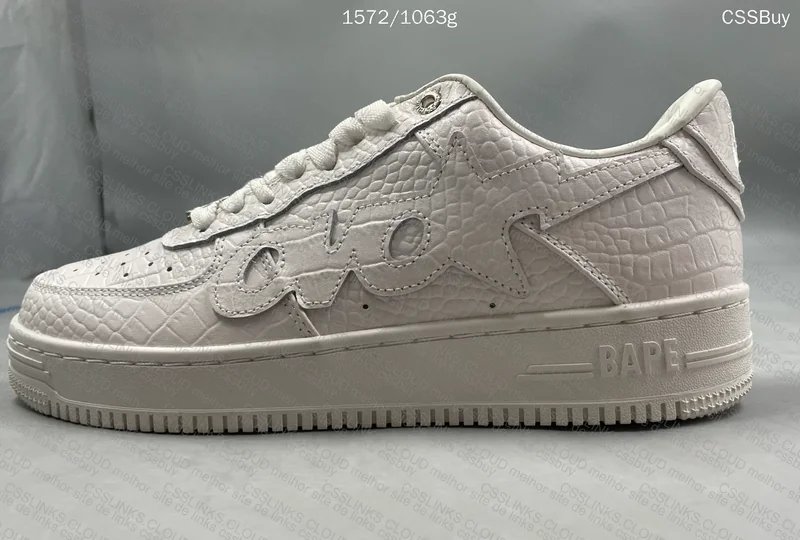 A Bathing Ape Bapesta OVO White Men's 6