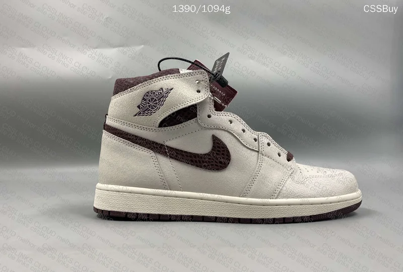 A Ma Maniere x Air Jordan 1 Sail and Burgundy