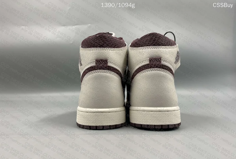 A Ma Maniere x Air Jordan 1 Sail and Burgundy 2