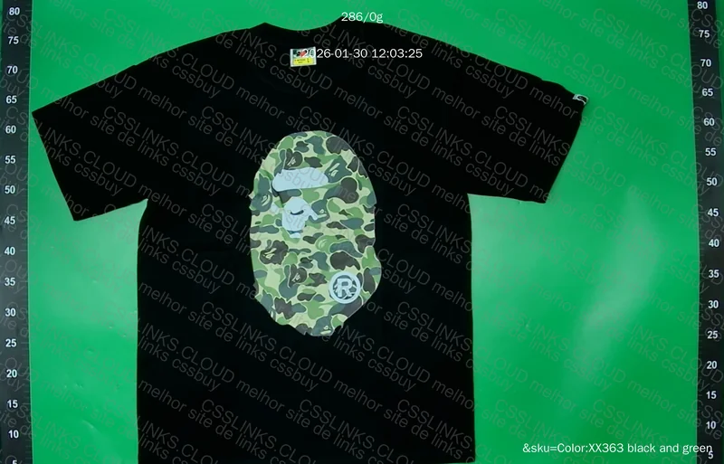 ABC Camo Big Ape Head Tee 2