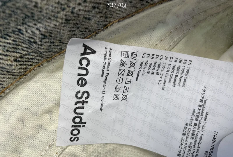 Acne Studio Printed Jeans