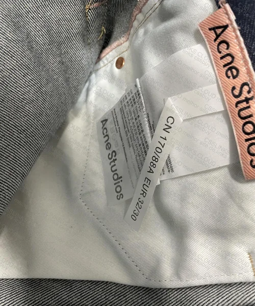 Acne Studios 2021m Blue Indigo 3