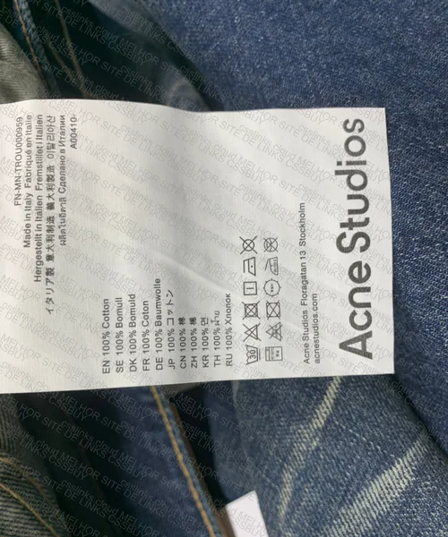 ACNE STUDIOS 2021M STRAIGHT LEG JEANS 7