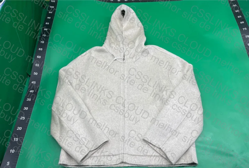 ACNE STUDIOS CASHMERE ZIP-UP HOODIE