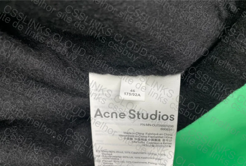 ACNE STUDIOS CASHMERE ZIP-UP HOODIE