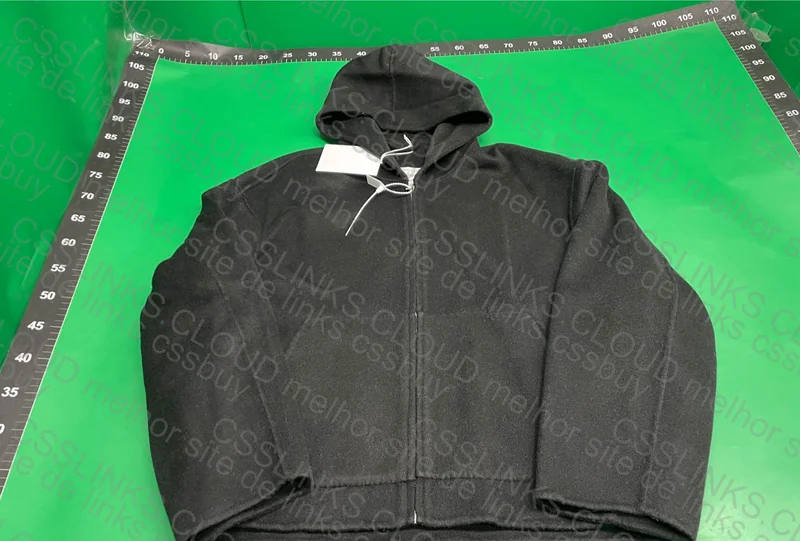ACNE STUDIOS CASHMERE ZIP-UP HOODIE 5
