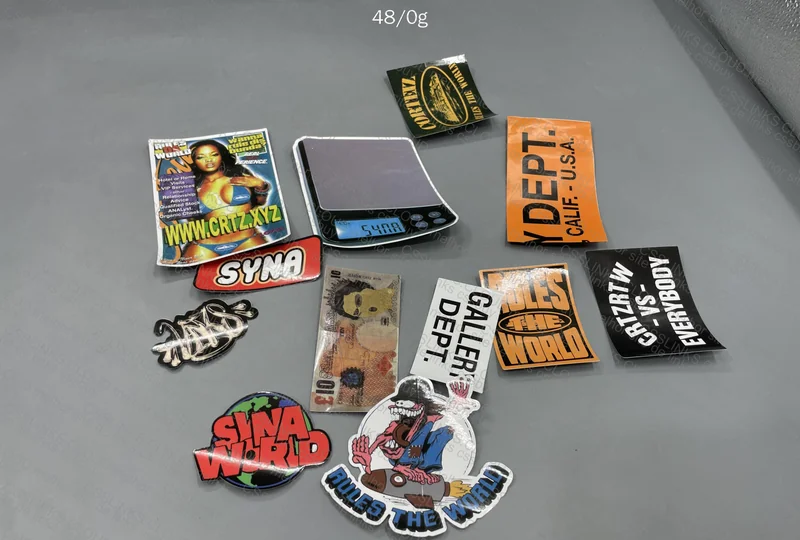 Assorted Stickers (Syna, Corteiz...)