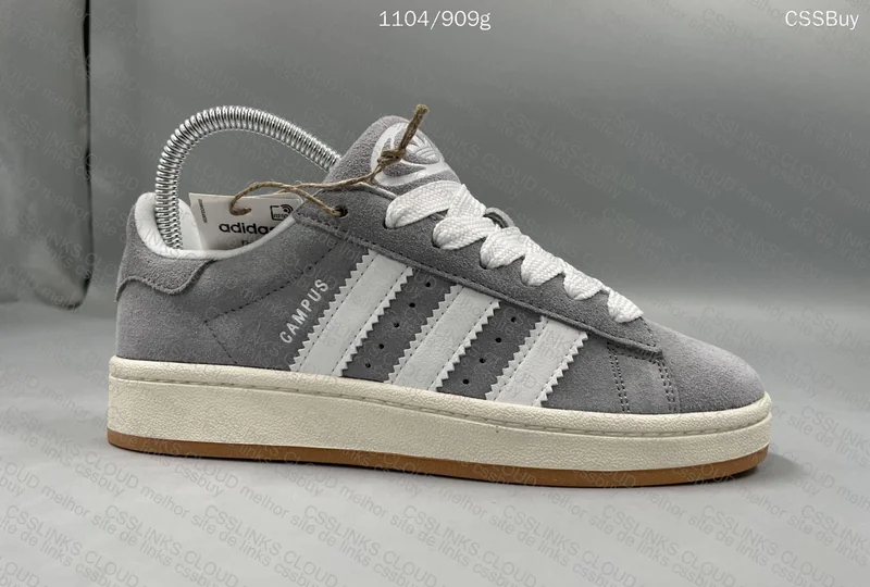 Adidas Campus 00's Grey White 5
