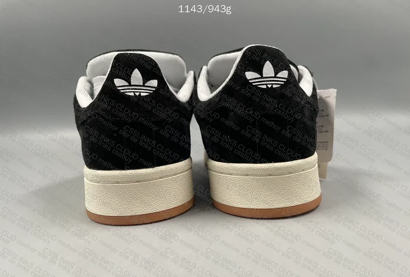 Adidas Campus Black White Fur Magnet 2