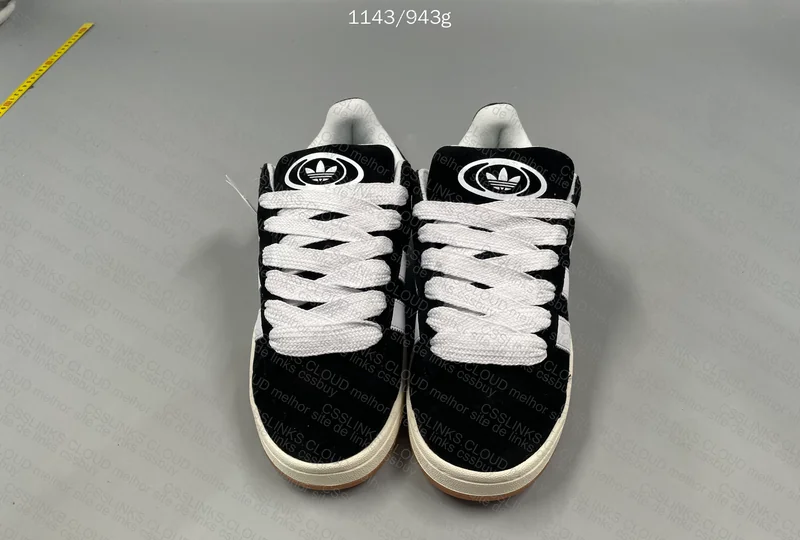 Adidas Campus Black White Fur Magnet 9