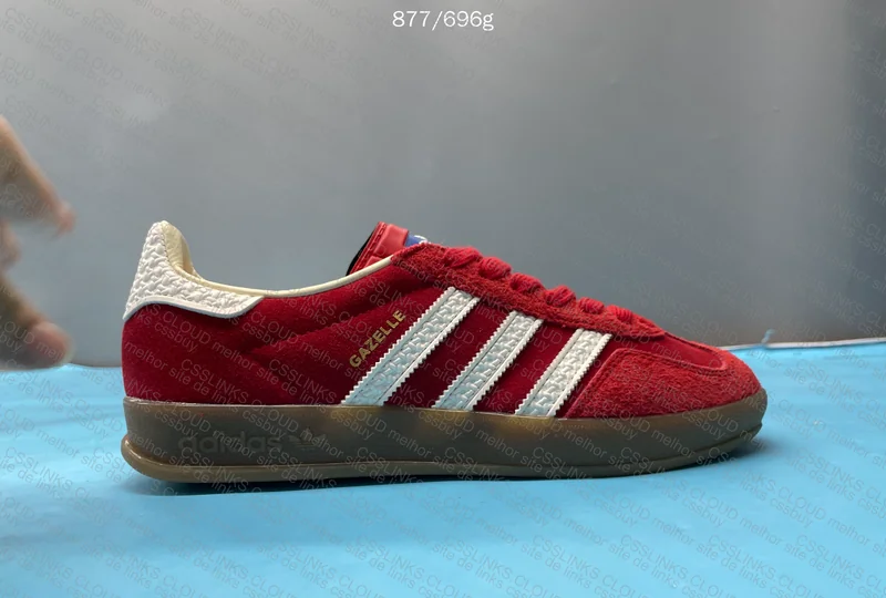 Adidas Gazelle Red and White 3