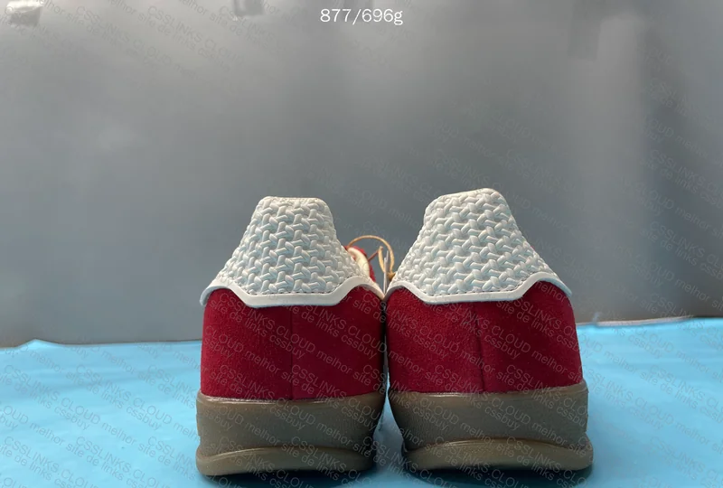 Adidas Gazelle Red and White 4