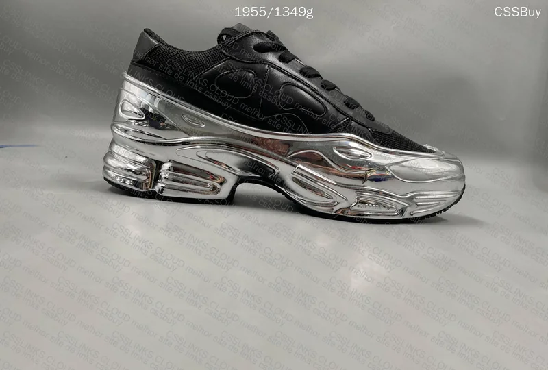 Adidas Ozweego Raf Simons Core Black Silver Metallic