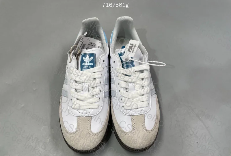 Adidas Samba White/Blue (ID2055)