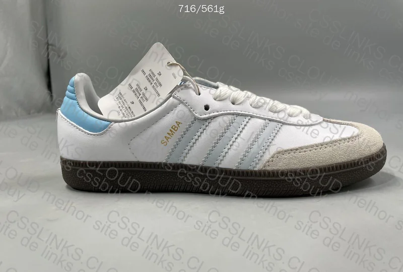 Adidas Samba White/Blue (ID2055) 3
