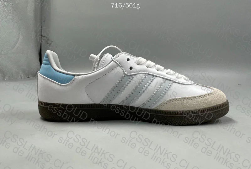 Adidas Samba White/Blue (ID2055) 5