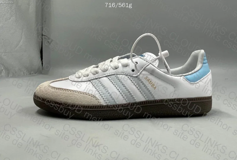 Adidas Samba White/Blue (ID2055) 7