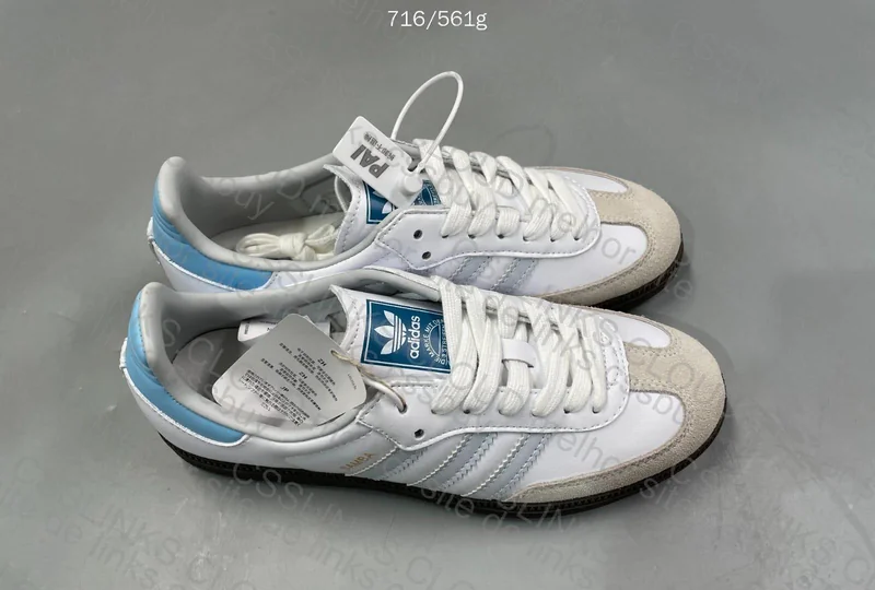 Adidas Samba White/Blue (ID2055) 9