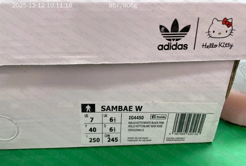 adidas Samba x Hello Kitty for Girls 7