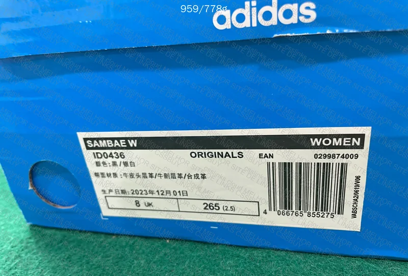 Adidas Sambae Black ID0436 10