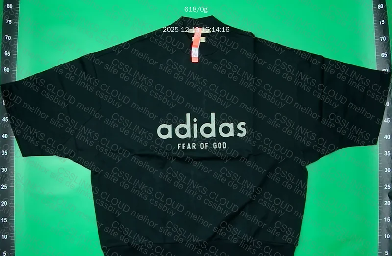 Adidas x Fear of God Athletics Heavy Jersey 3/4 Mock Tee 'Black' 4
