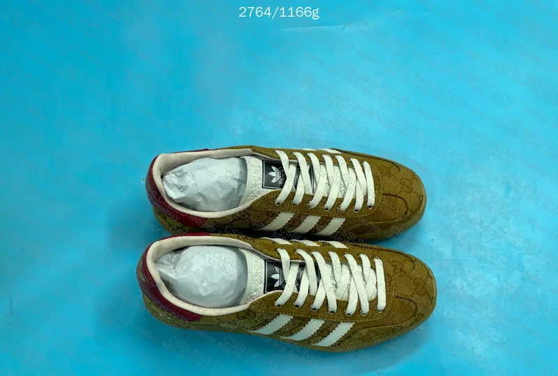 Adidas x Gucci Gazelle - Beige Brown 2