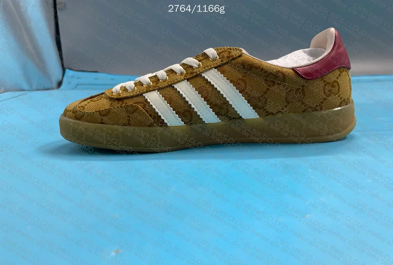 Adidas x Gucci Gazelle - Beige Brown 3