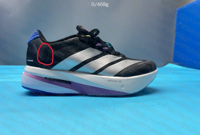 Adizero Boston 13 Black Purple Blue - OVO 5