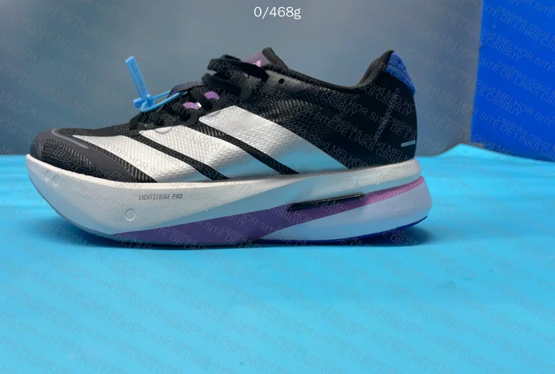 Adizero Boston 13 Black Purple Blue - OVO 8