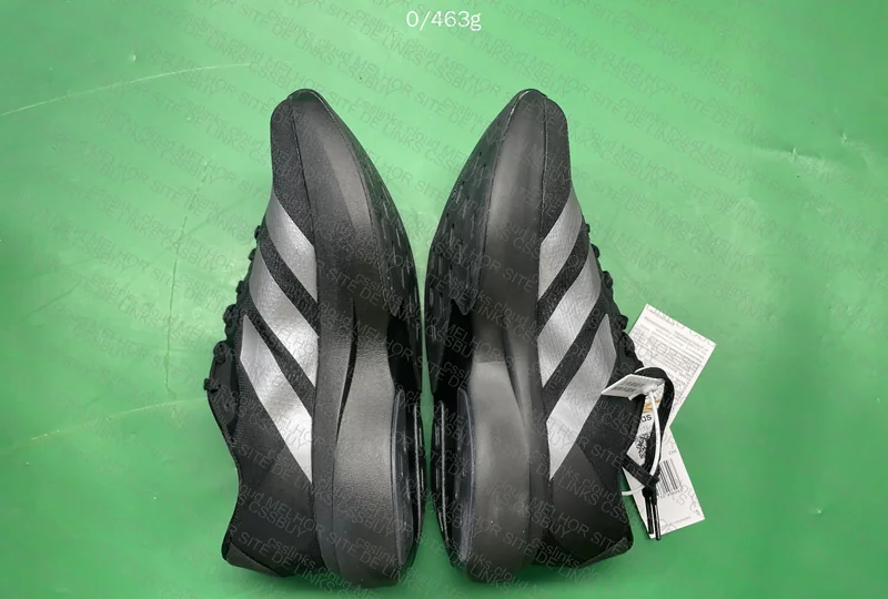 Adizero Evo SL Black and Metallic Beige 7