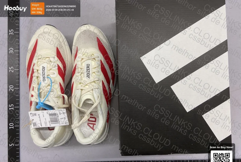 Adizero Evo SL White Red