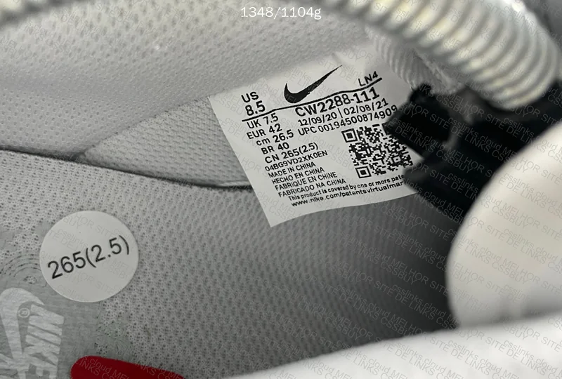 AF1 07 White G Batch 104y 8