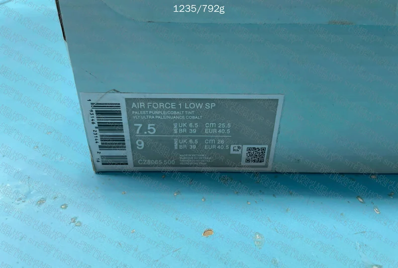 AF1 Nocta Palest Purple 9