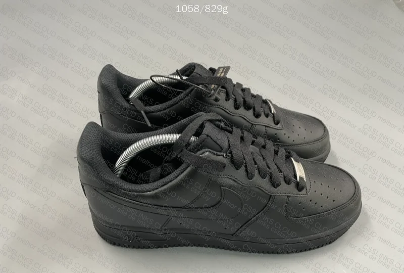 AF1 Black with Measurements