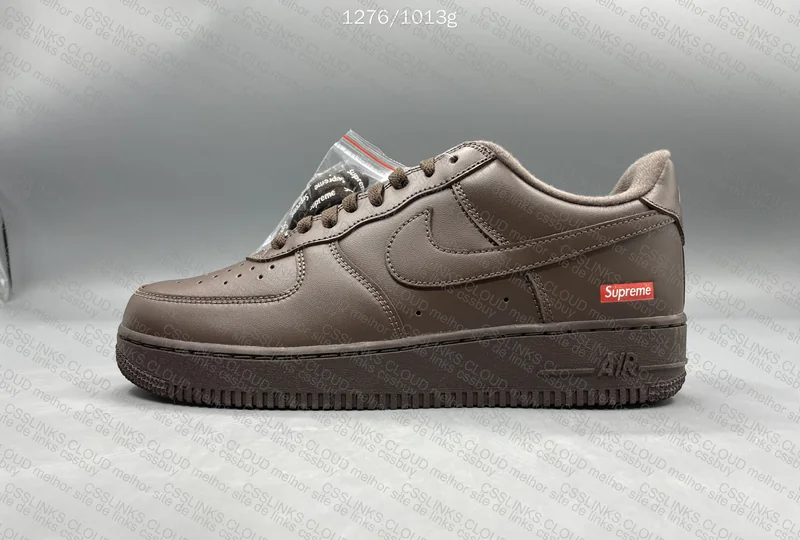 AF1 Supreme Brown 4