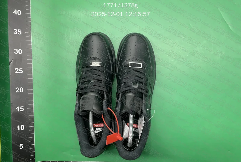 AF1 Supreme Black - OWF Batch 3