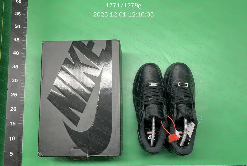 AF1 Supreme Black - OWF Batch 6
