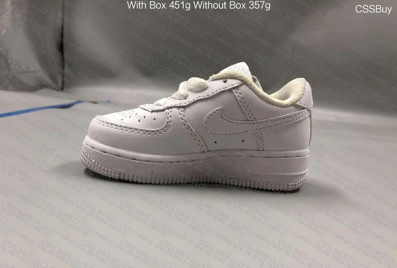 AF1 Triple White Kids 3