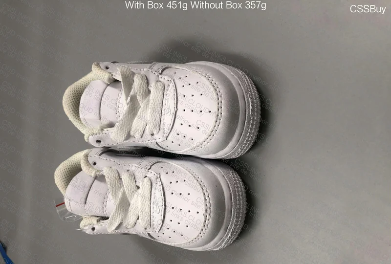 AF1 Triple White Kids 5