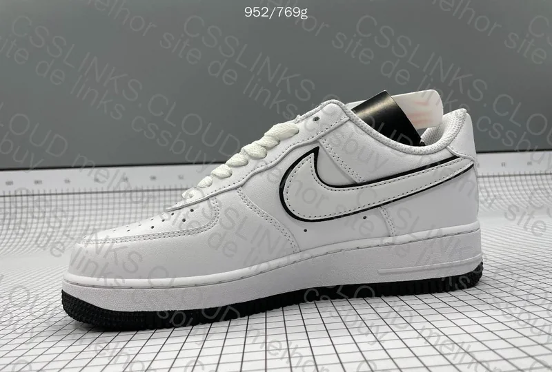AF1 White Black Outline JMDY GL? 8