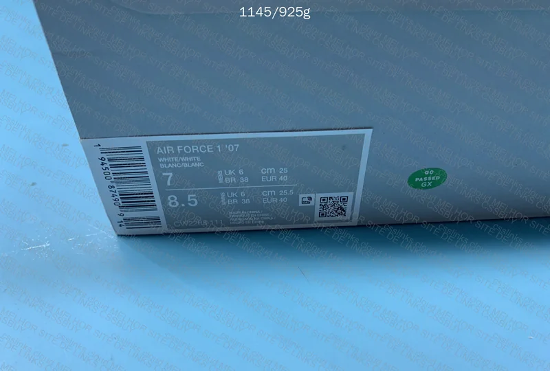 AF1 White Gx 8