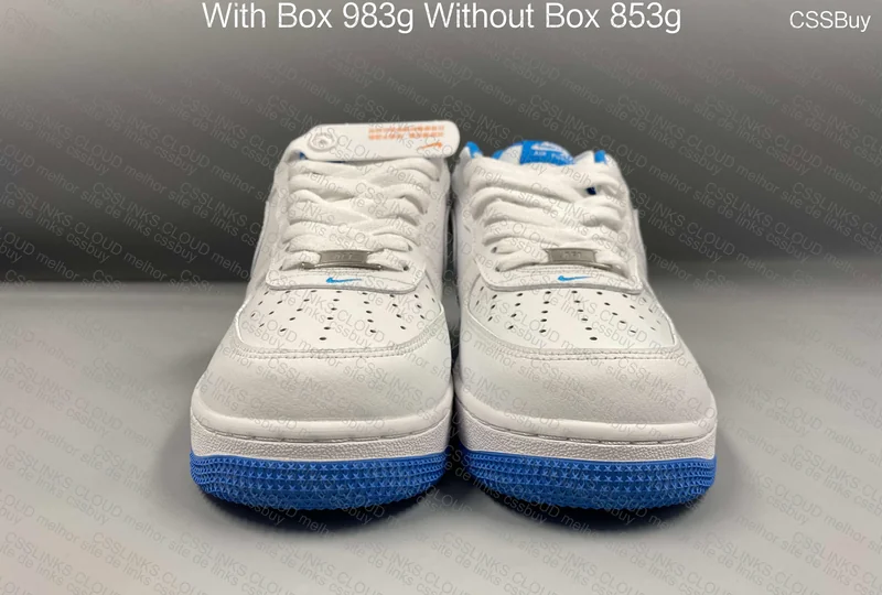 AF1 White Light Photo Blue